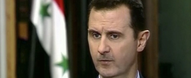 This image made from video shows Syrian President Bashar Assad during an interview broadcast on Al-Manar Television on Thursday, May 30, 2013. Syrian President Bashar Assad on Thursday was quoted as saying his regime has received from Russia a first shipment of sophisticated anti-aircraft missiles — game-changing weapons that are bound to further raise regional tension, particularly with Israel whose defense chief has called them a threat. Assad made the comments about the arrival of the long-range S-300 air defense missiles in an interview with Lebanon's Hezbollah-owned TV station Al-Manar, to be aired later Thursday. The station sent the remarks to journalists in a text message ahead of the broadcast and confirmed them in a phone call. (AP Photo/Al-Manar Television via AP video)