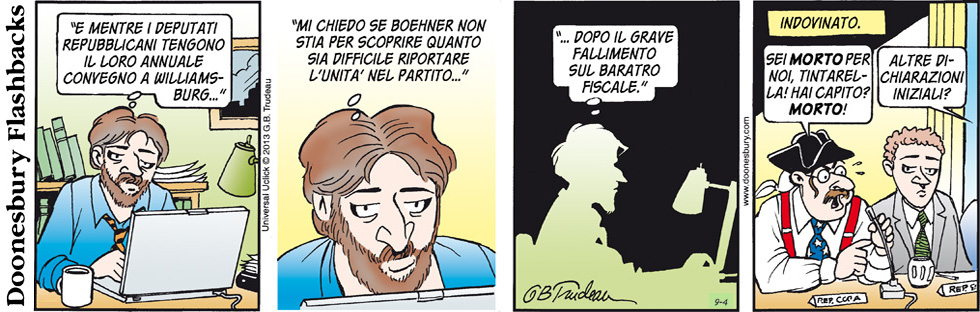 Doonesbury 2013 settembre 4