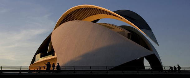 Il palazzo delle Arti delle Scienze, Valencia. (AP Photo/ Fernando Bustamante)