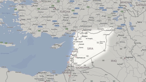 Mappa Siria