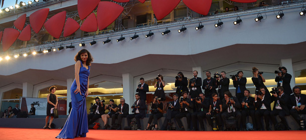 L'attrice Meriem Medjkane alla proiezione di "Es-Touh" (GABRIEL BOUYS/AFP/Getty Images)