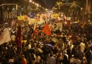 Proteste e scontri insegnanti in Brasile