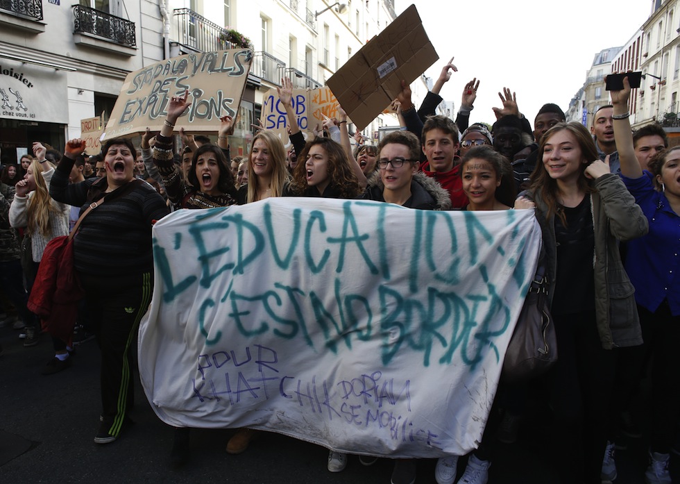 Proteste in Francia per Leonarda