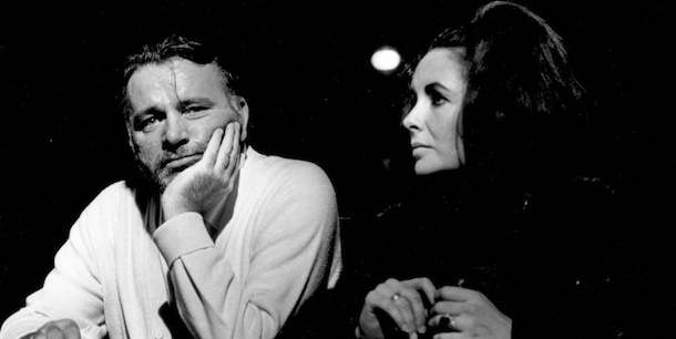 8th January 1966: British actor Richard Burton (1925 &#8211; 1984) attending a performance of &#8216;Dr Faustus&#8217; with his wife actress Elizabeth Taylor. (Photo by Larry Ellis/Express/Getty Images)
