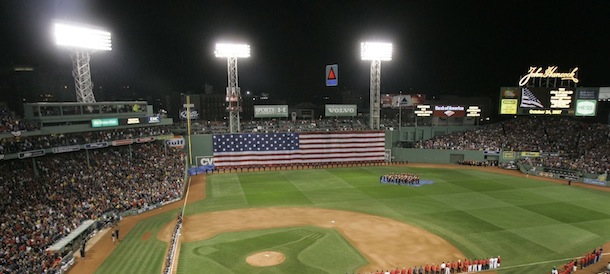 Game 1 of the baseball World Series Wednesday, Oct. 24, 2007, at Fenway Park in Boston. (AP Photo/Morry Gash)
