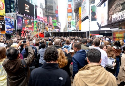 Paul McCartney a Times Square