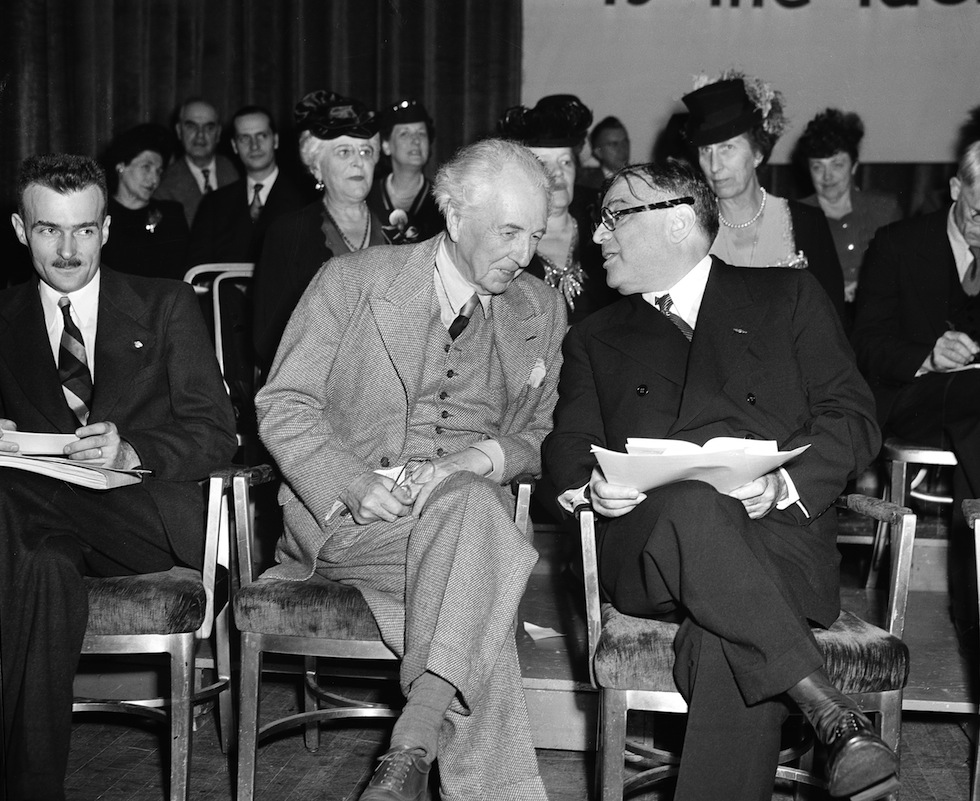 Frank Lloyd Wright e Fiorello La Guardia