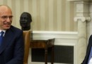 L'incontro tra Enrico Letta e Barack Obama