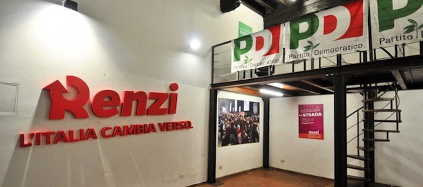 La sede di Matteo Renzi a Roma