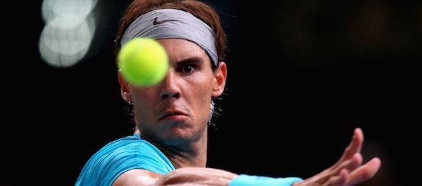 during day three of the BNP Paribas Masters at Palais Omnisports de Bercy on October 30, 2013 in Paris, France.
