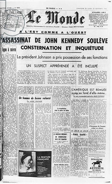 Prime pagine Kennedy