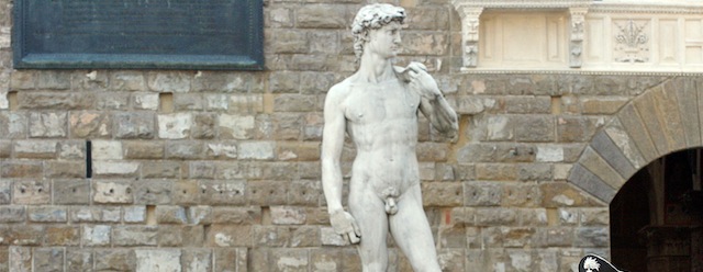 An Italian Carabinieri paramilitary police officer patrols Piazza della Signoria in Florence Italy, Tuesday, July 26, 2005. Italy has increased security at airports and other major facilities after the deadly explosions in London and in the Egyptian Red Sea resort of Sharm el-Sheik. In background a copy of the marble statue of Michelangelo's David.(AP Photo/Galassi)