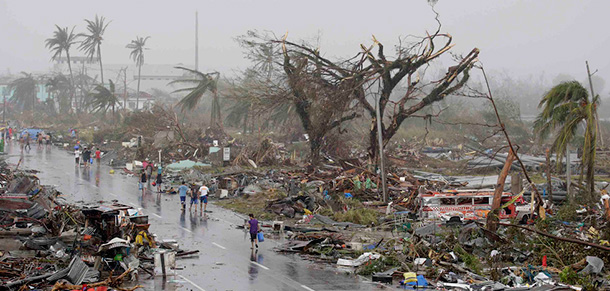 Le Filippine devastate dal tifone