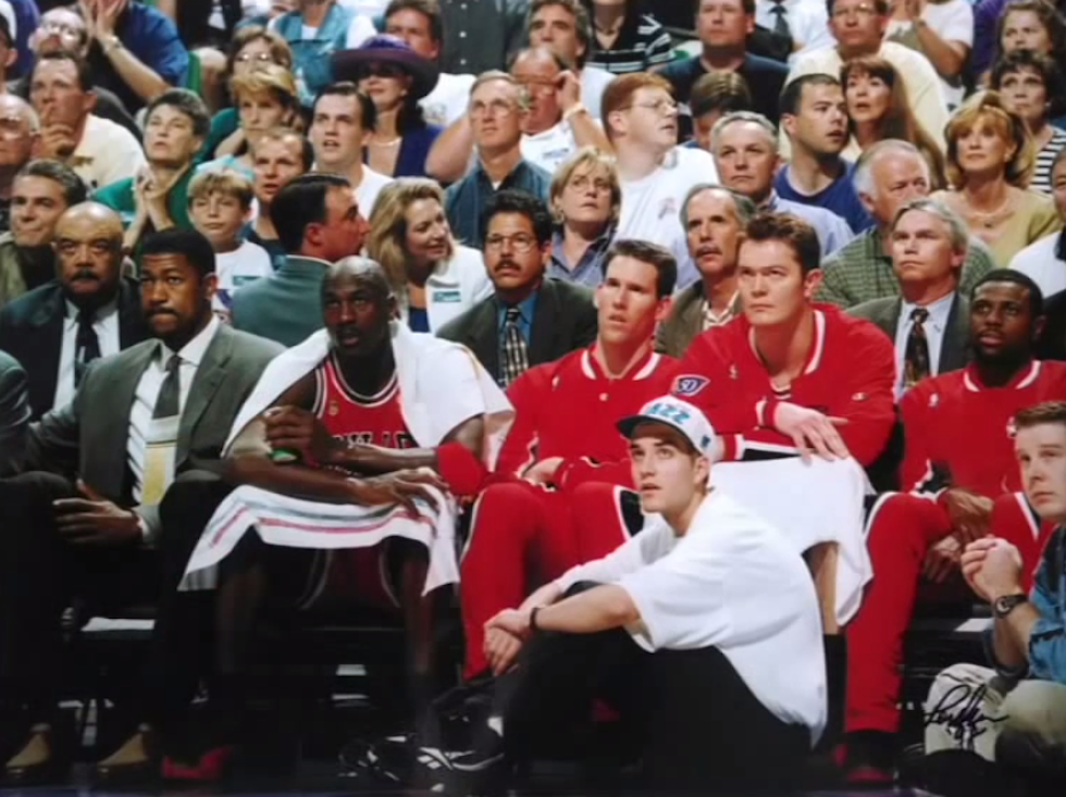 Michael Jordan, the flu game