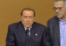 Il malore di Berlusconi al congresso nazionale del PdL