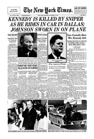 Prime pagine Kennedy