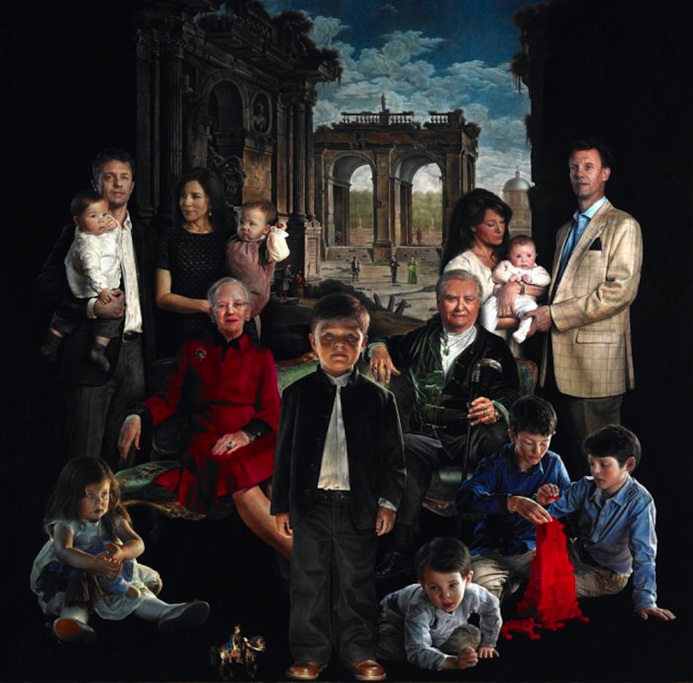 Ritratto famiglia reale danese