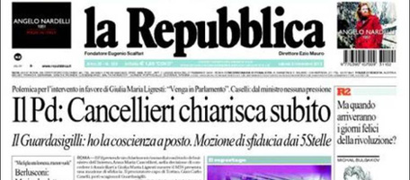 Le prime pagine di sabato 2 novembre 2013