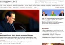 Homepage decadenza Berlusconi