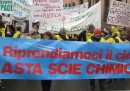La manifestazione contro le "scie chimiche" a Modena