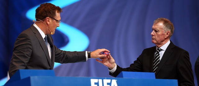 during the Final Draw for the 2014 FIFA World Cup Brazil at Costa do Sauipe Resort on December 6, 2013 in Costa do Sauipe, Bahia, Brazil.