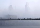 Londra nebbia