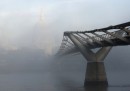 Londra nebbia