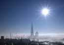 Londra nebbia
