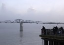Londra nebbia
