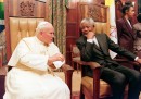 Nelson Mandela e Giovanni Paolo II