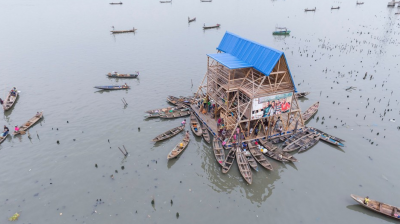NLE', scuola galleggiante a Makoko (Nigeria)