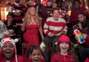 "All i want for Christmas is you", cantata da Jimmy Fallon, Mariah Carey & The Roots