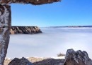 Il Grand Canyon pieno di nuvole