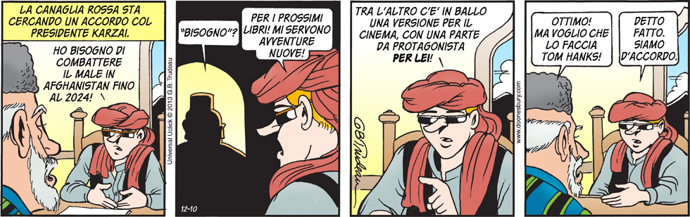 Doonesbury 2013 dicembre 10