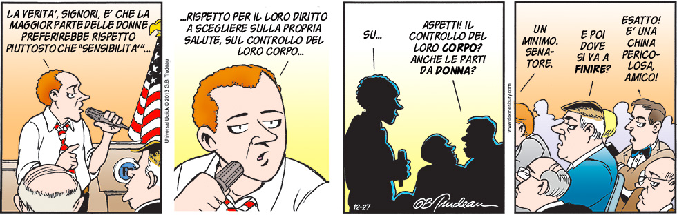 Doonesbury 2013 dicembre 27