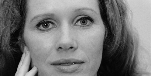 Liv Ullmann, in the U.S. on a visit to New York looks radiantly different in real life from the work-weary immigrant she plays in the movie "The New Land," Nov. 15, 1973 The role is a continuation of the one she created in "The Emigrants." Miss Ullmann's own land is in the old world, Norway, and her next job is "A Doll’s House" on stage in Oslo. Meanwhile she has two films in preparation for release next year - "Zandy's Bride" and "The Abdication." (AP Photo/Jerry Mosey)