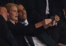 Obama selfie at Mandela memorial service