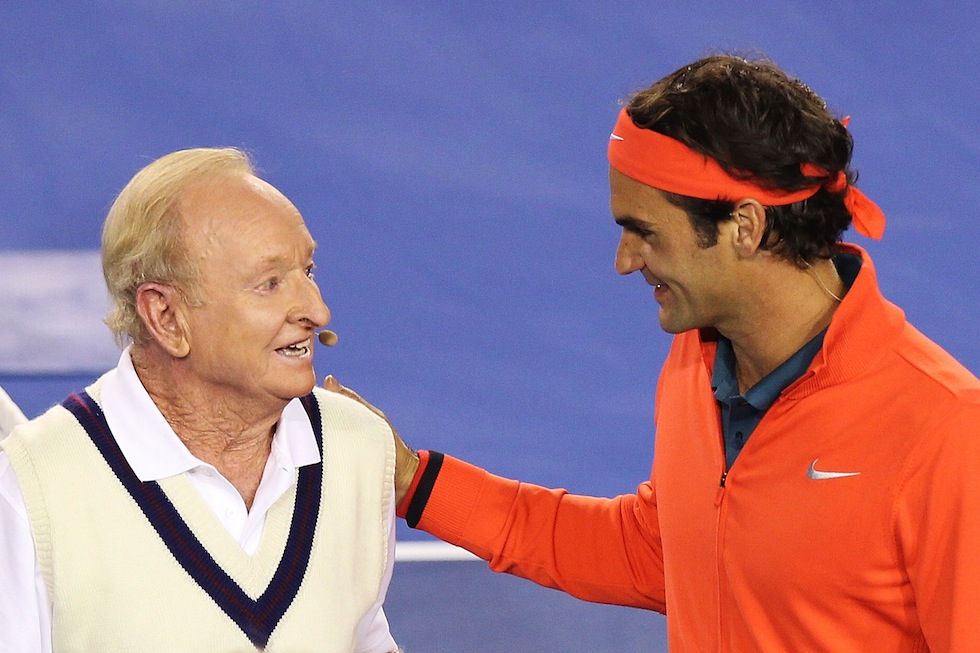 Rod Laver, Roger Federer