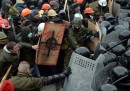 Gli scontri di domenica a Kiev