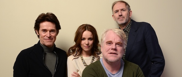 pose for a portrait during the 2014 Sundance Film Festival at the Getty Images Portrait Studio at the Village At The Lift on January 19, 2014 in Park City, Utah.