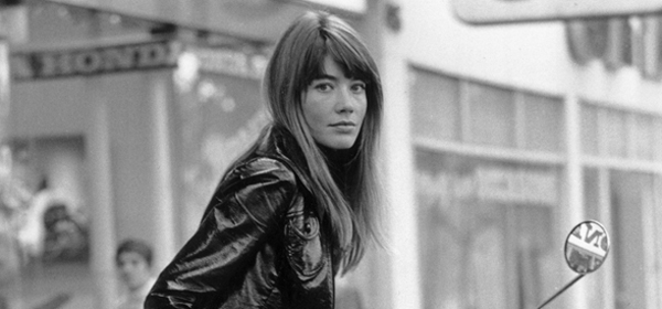 1969: French singer, Francoise Hardy sitting on a motorbike. (Photo by Reg Lancaster/Express/Getty Images)