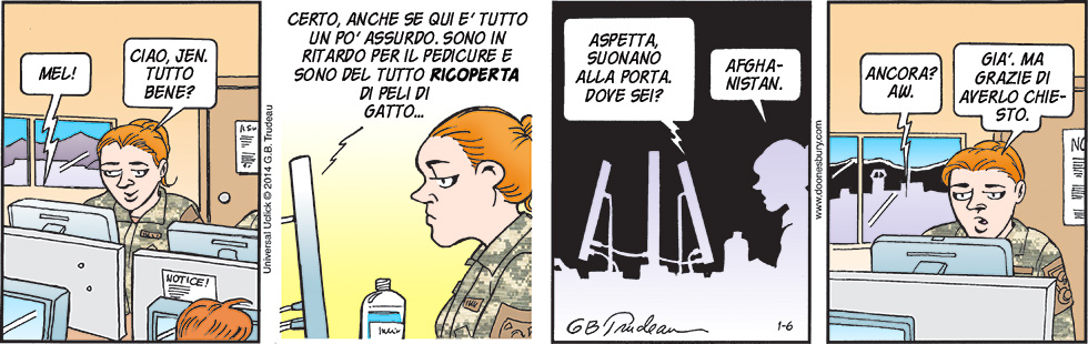 Doonesbury 2014 gennaio 6