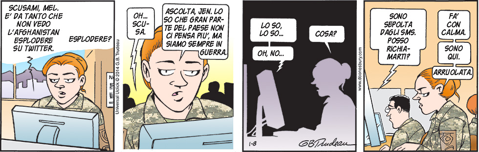 Doonesbury 2014 gennaio 8