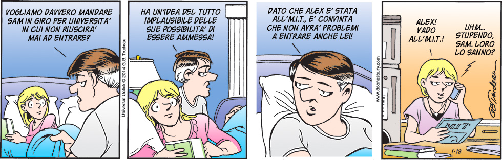 Doonesbury 2014 gennaio 18