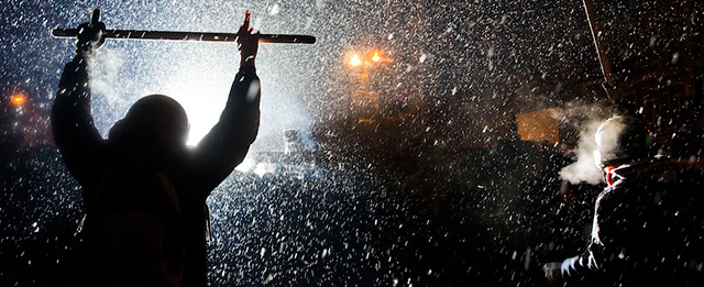 Sono iniziati gli sgomberi a Kiev