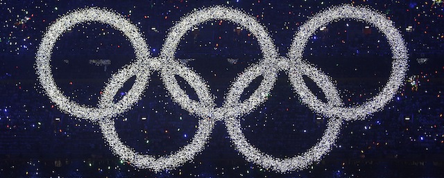 during the opening ceremonies for the Beijing 2008 Olympics in Beijing, Friday, Aug. 8, 2008. (AP Photo/=552788Name=)