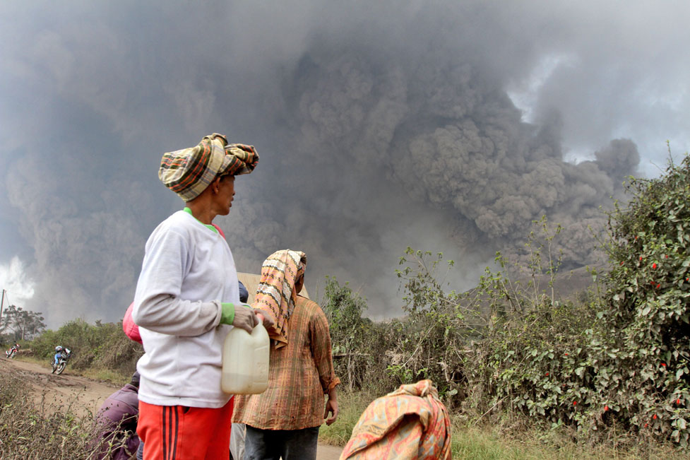La nuova eruzione del Sinabung
