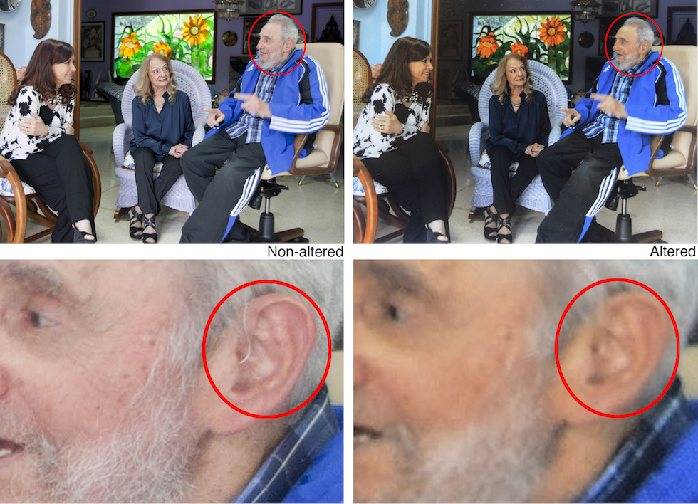 Fidel Castro, Cristina Fernandez, Dalia Soto