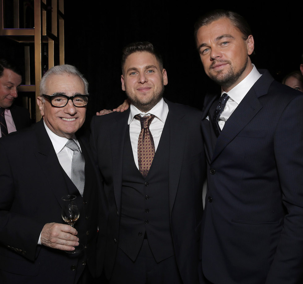 Martin Scorsese, Jonah Hill, Leonardo DiCaprio