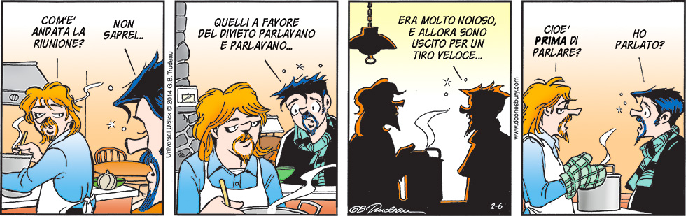 Doonesbury 2014 febbraio 6